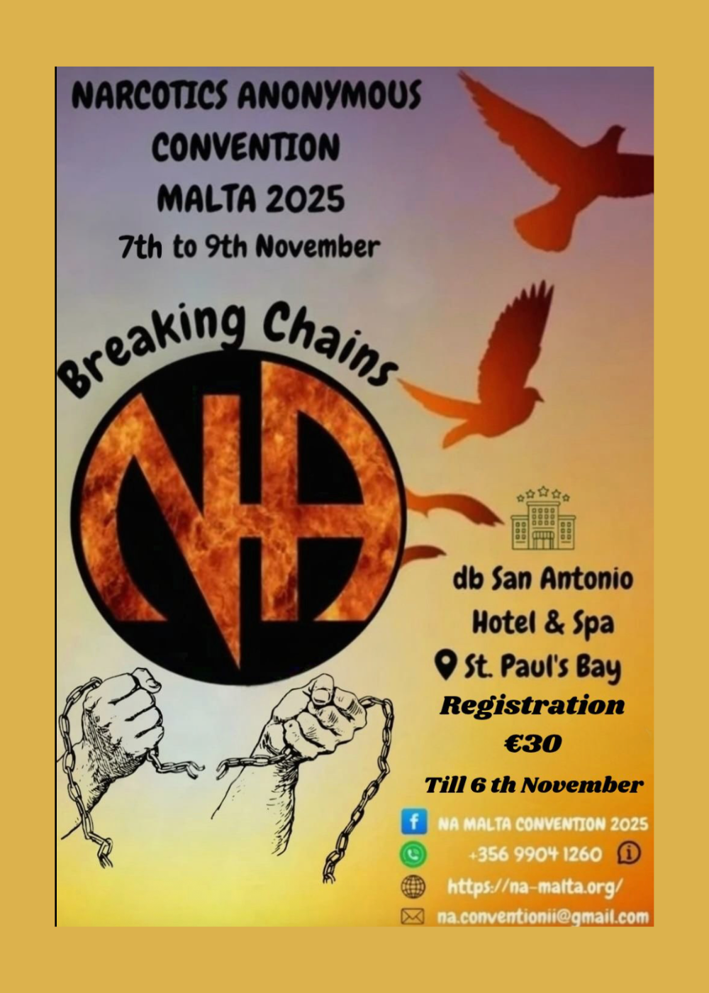 NA Malta_Convention 2025_Breaking Chains